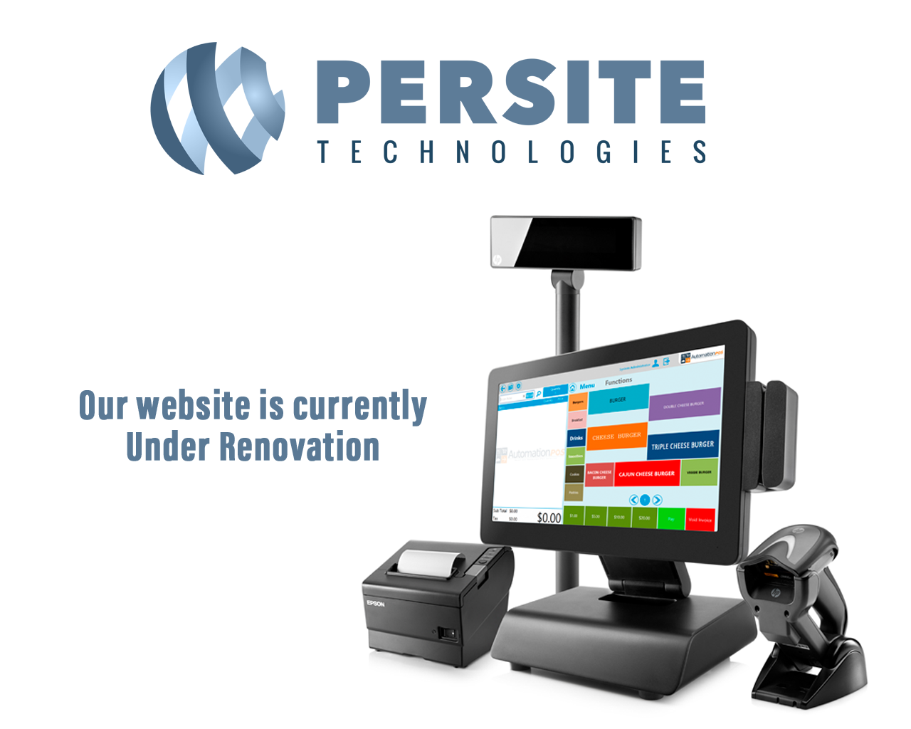 PersitePos is under renovation